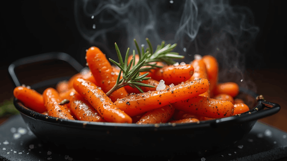 Rosemary roasted carrots for a savory low histamine breakfast