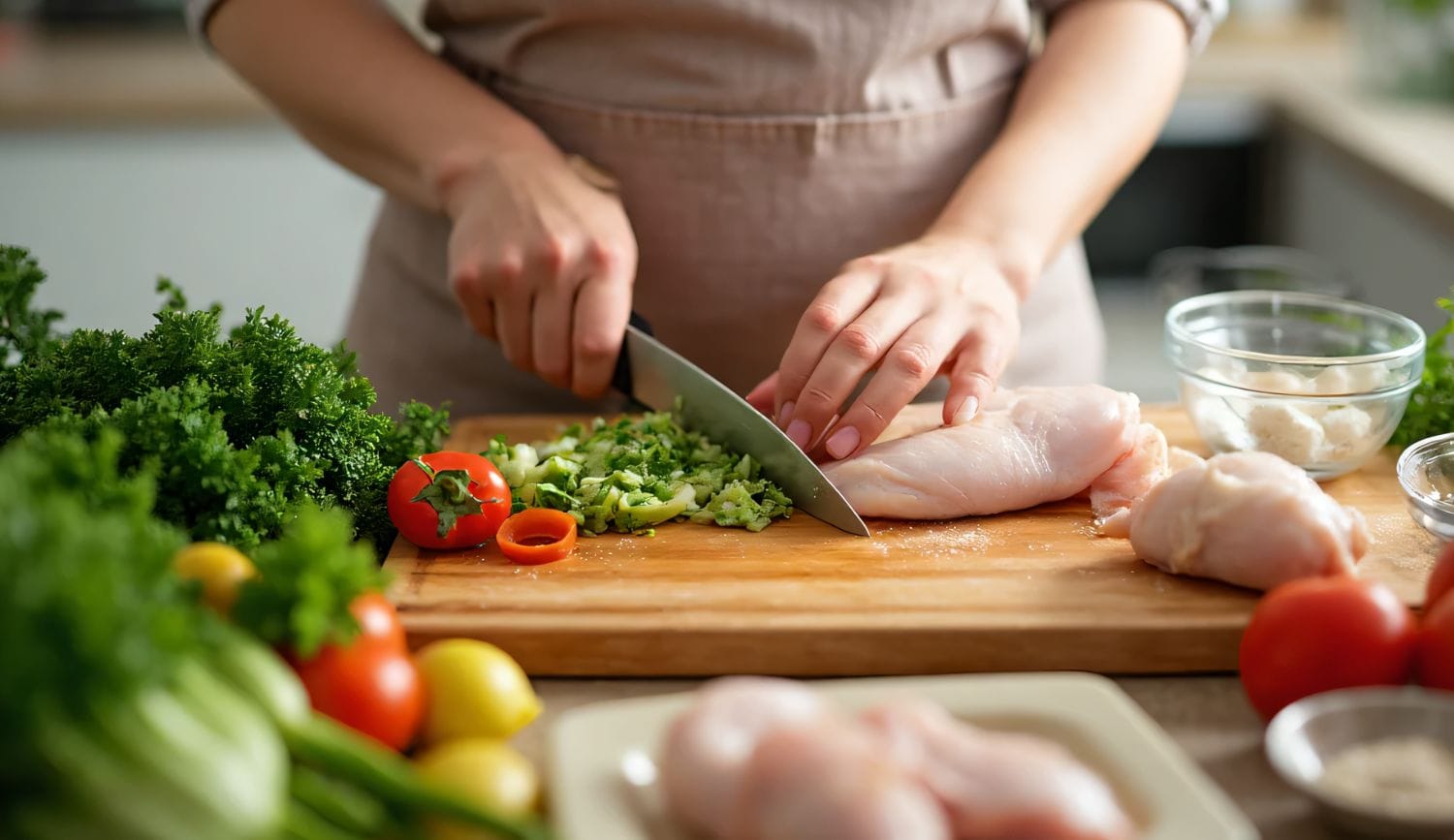 meal-prep-for-histamine-intolerance-fresh-ingredients Fresh ingredients meal prep for histamine intolerance without leftovers