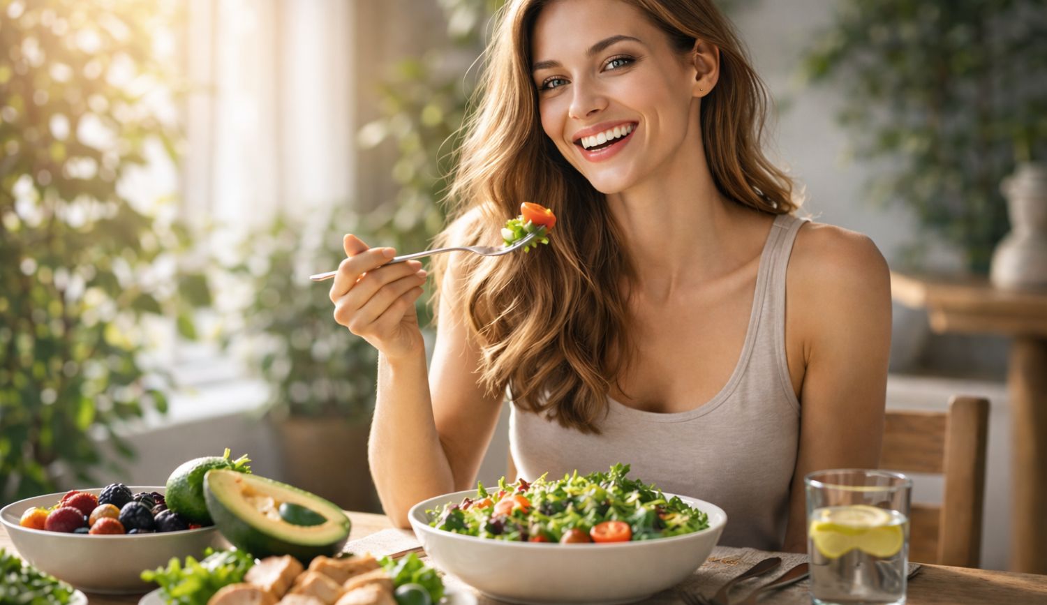 how-to-increase-dao-naturally-healthy-eating-woman How to increase DAO naturally through fresh healthy foods and balanced eating habits