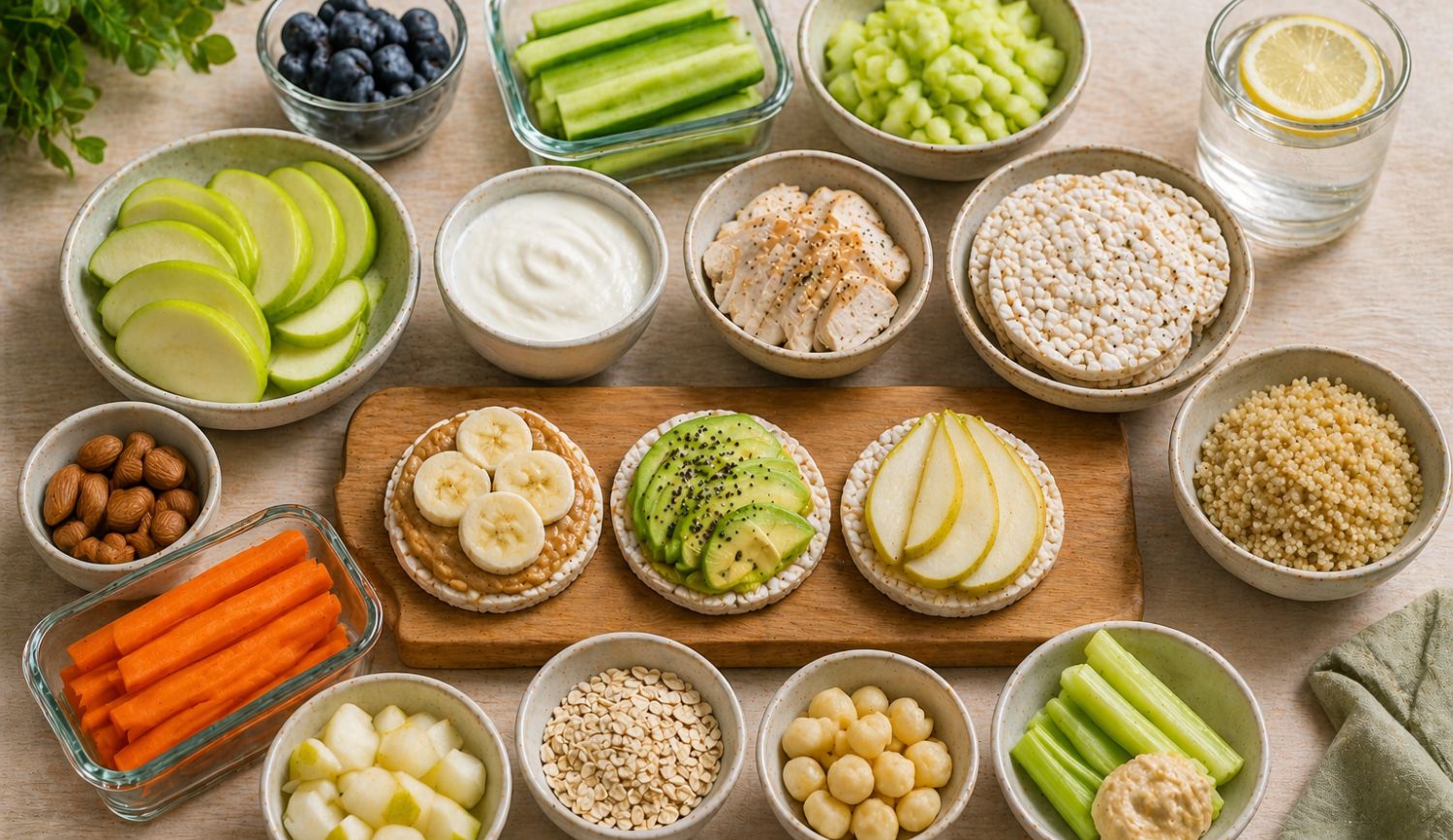low-histamine-snacks-safe-options-hidden-triggers low histamine snacks showing safe options fresh foods and simple snack combinations for histamine intolerance